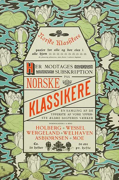 Her Modtages Subskription paa Norske Klassikere